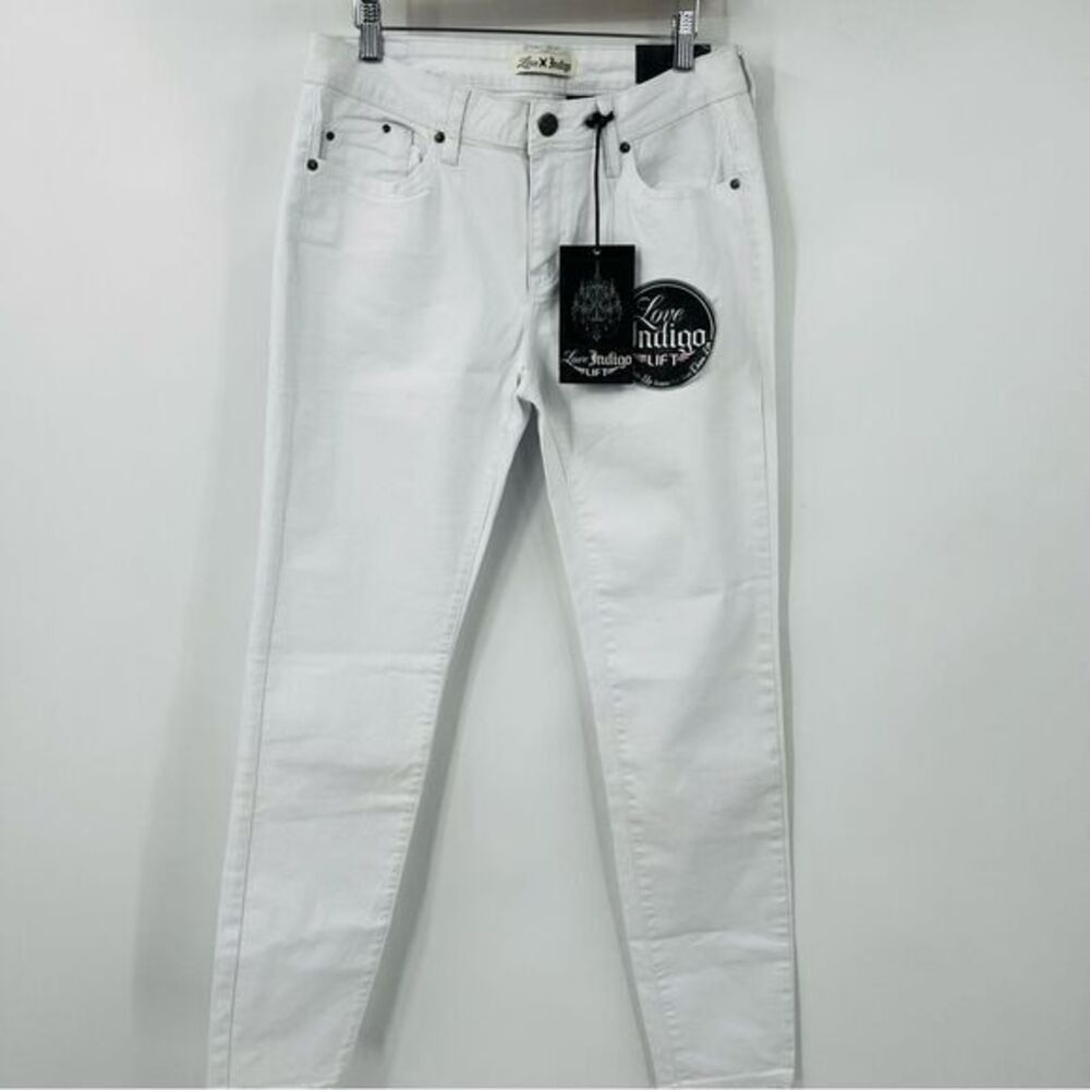 Love Indigo LIFT Push Up Jeans Skinny NON Distressed Classic NO HOLES Size 10